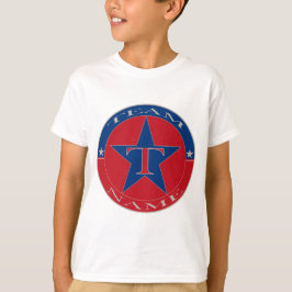 Camiseta Nombre de equipo único de niños personalizado