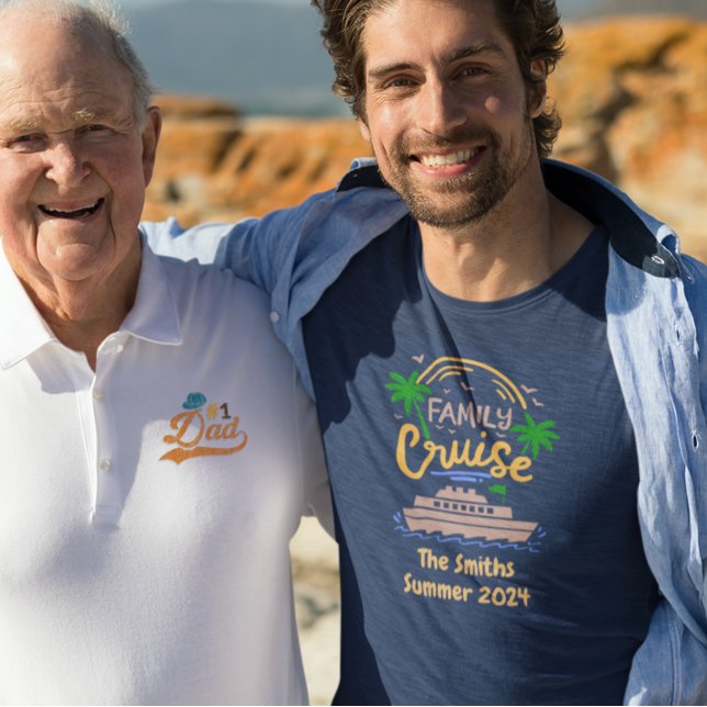Camiseta Nombre de familia Buque Cruceros Personalizados (Subido por el creador)