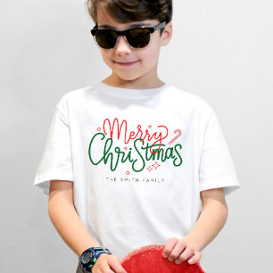 Camiseta Nombre de familia de Navidades familiares personal