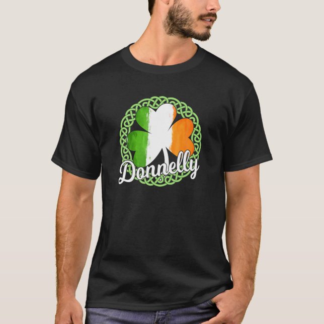 Camiseta Nombre De Familia Irlandés Donnelly T Shirt (Anverso)