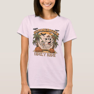 Camiseta Nombre de familia personalizado Summerween 