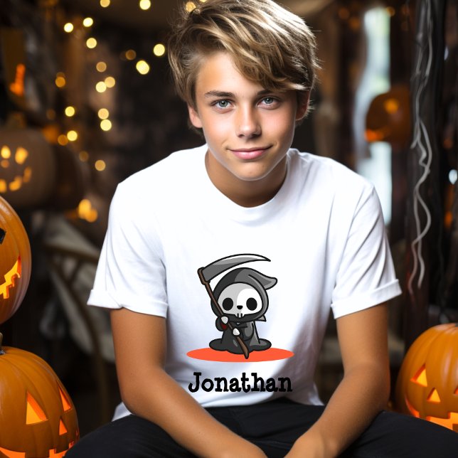Camiseta Nombre de fantasma de Cum Halloween Grim Reaper (Subido por el creador)