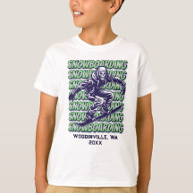 Nombre de fecha de ubicación del Snowboarding pers