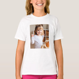 Camiseta Nombre de foto y guión de la hermana