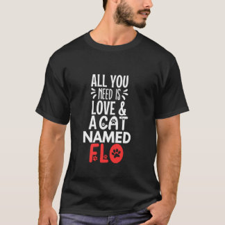 Camiseta Nombre de gato Diseño de archivo todo lo que neces