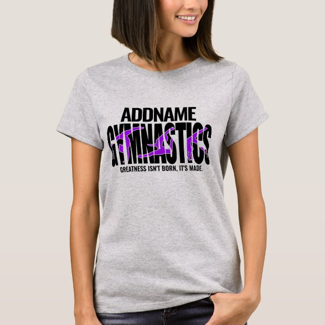 Camiseta NOMBRE DE Gimnasia NOMBRE Equipo Acrobático Gimnas (Anverso)