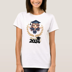 Camiseta Nombre de graduado de animación de corte 2024