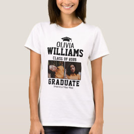Camiseta Nombre de graduado de la clase universitaria de 20