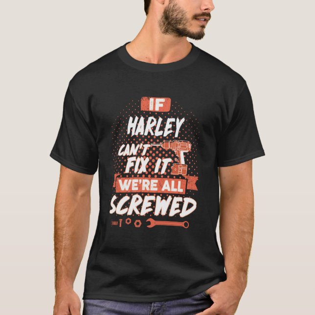 Camiseta Nombre de HARLEY, escudo del nombre de la familia  (Anverso)