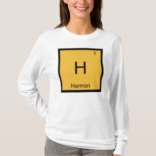 Camiseta Nombre de Harmon Química Elemento Tabla Periódica