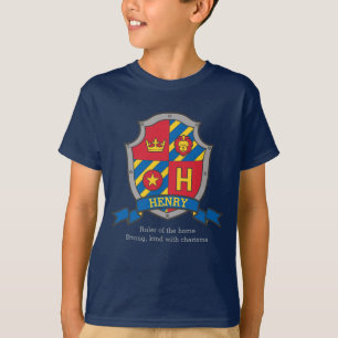 Camiseta Nombre de Henry H que significa escudo de caballer
