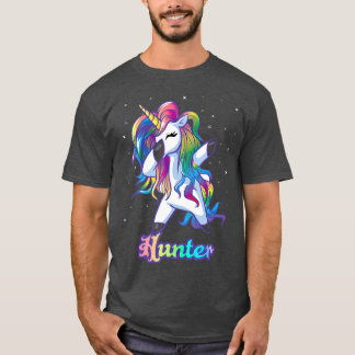 Camiseta Nombre de HUNTER Personalizado personalizado Rainb