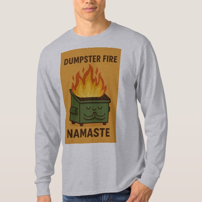 Camiseta Nombre de incendio de basurero (Anverso)