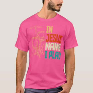 Camiseta Nombre de Jesús Yo Toco Tambores Dios Tambor Músic