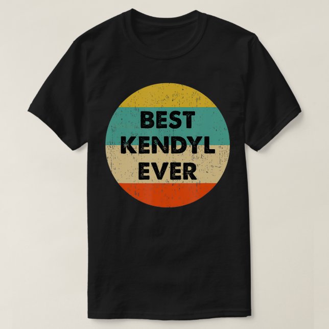 Camiseta Nombre de Kendyl (Diseño del anverso)