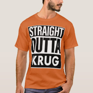 Camiseta Nombre de Krug Straight Outta Krug