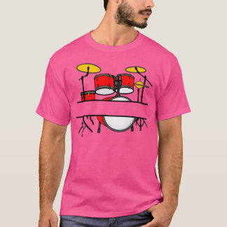 Camiseta Nombre de la batería para amigos bateristas