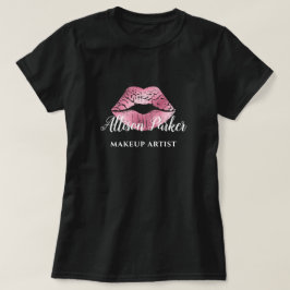 Camiseta Nombre de la besa con el logotipo rosa del ARTISTA