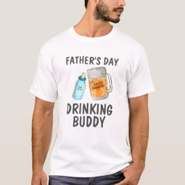 Camiseta Nombre de la botella de beer de cerveza del día de