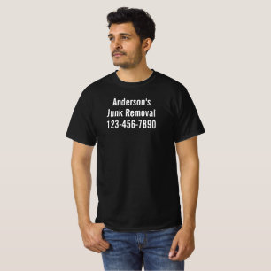 Camiseta Nombre de la empresa de eliminación de basura Telé
