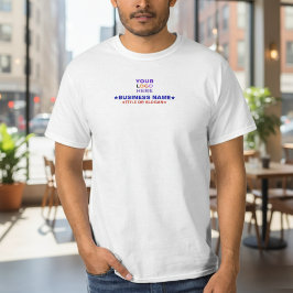 Camiseta Nombre de la empresa y texto o eslogan | Logotipo 
