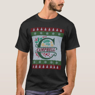 Camiseta Nombre de la familia Campbell Apellido Funny Graci
