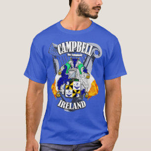 Camiseta Nombre de la familia Campbell: inglés e irlandés
