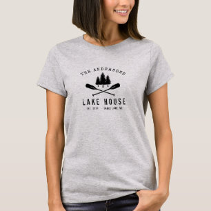 Camiseta Nombre de la familia de los árboles del barco de