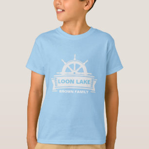Camiseta Nombre de la familia del volante de la casa del la