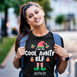 Camiseta Nombre de la familia elf de la tía Guay que coinci
