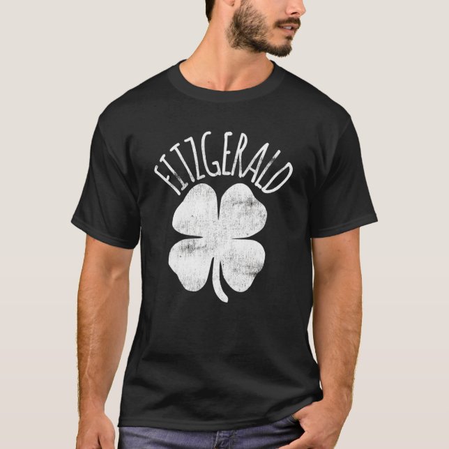 Camiseta Nombre de la Familia Fitzgerald Coincidiendo con S (Anverso)
