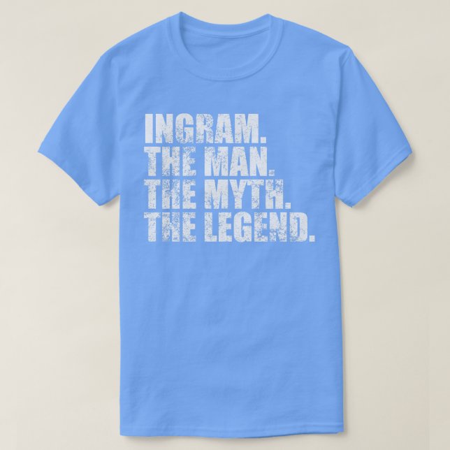 Camiseta Nombre de la familia Ingram Ingram apellido Ingram (Diseño del anverso)