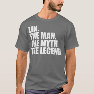 Camiseta Nombre de la familia Lin Lin apellido Lin Apellido