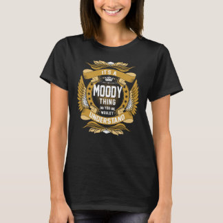 Camiseta Nombre de la familia MOODY, escudo del nombre de l
