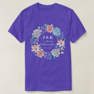 Camiseta Nombre de la familia Personalizado de Iniciales de