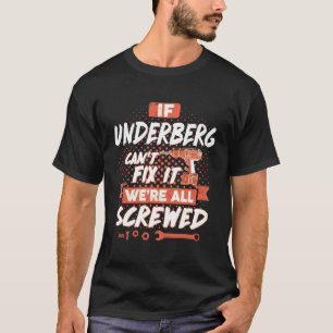 Camiseta Nombre de la familia UNDERBERG, escudo del apellid
