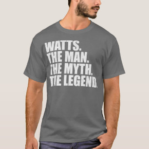 Camiseta Nombre de la familia WattsWatts apellido Watts Sur