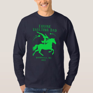 Camiseta Nombre de la fecha de la ubicación de la bóveda eq