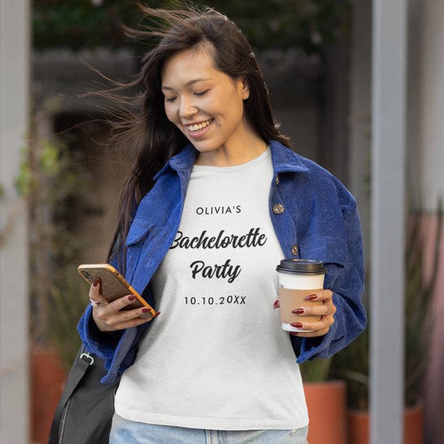 Camiseta Nombre de la fiesta de soltera despedida de solter (Subido por el creador)