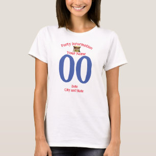 Camiseta Nombre de la fiesta Número Nombre del equipo Ciuda