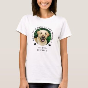 Camiseta Nombre de la foto del Mascota de la mejor madre de