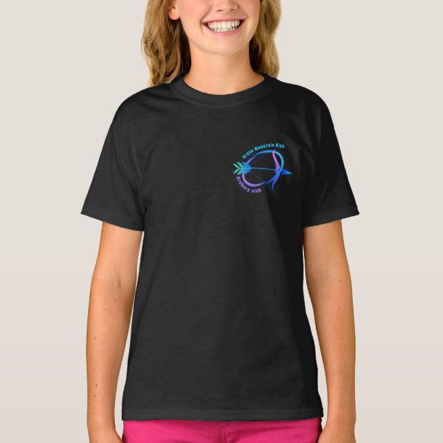 Camiseta Nombre de la Liga de Clubes de la Escuela de Arque (Anverso)