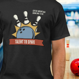Camiseta Nombre de la Liga del Club de la Escuela de Bowlin