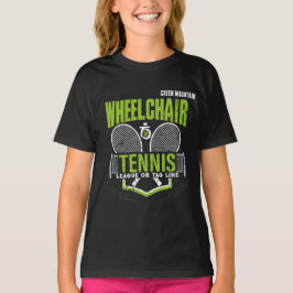 Camiseta Nombre de la Liga Personalizada de Clubes de Tenis