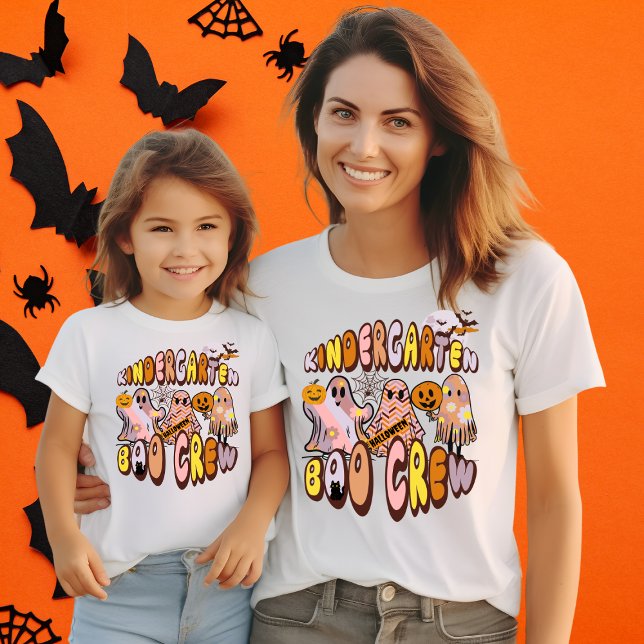 Camiseta Nombre de la tripulación de Boo Ghost Kindergarten (Subido por el creador)