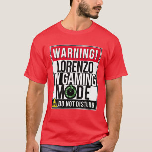 Camiseta Nombre de Lorenzo