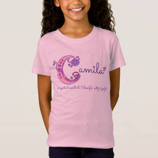 Camiseta Nombre de los chicas de Camila y significar la