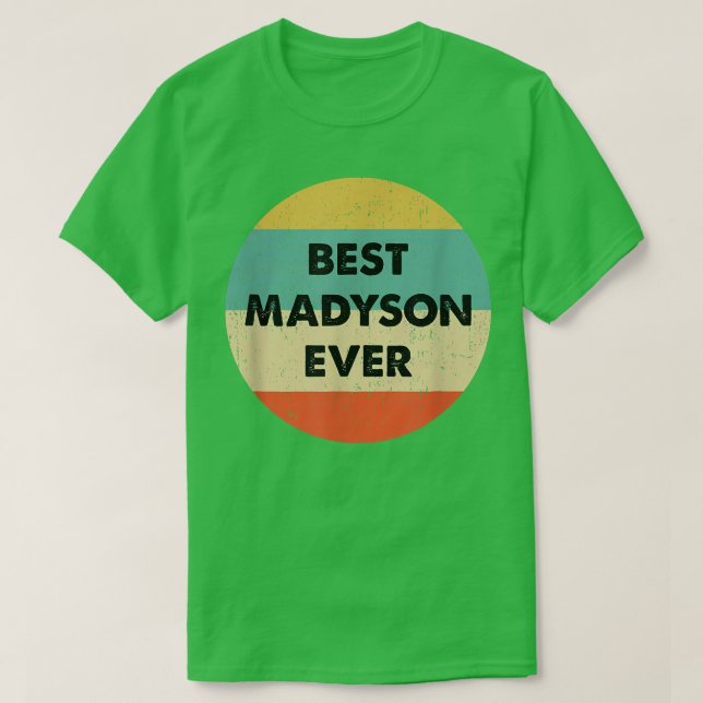 Camiseta Nombre de Madyson (Diseño del anverso)
