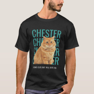 Camiseta Nombre de Mascota Personalizado y Foto Amante de G