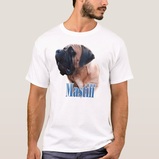 Camiseta Nombre de mastiff (albaricoque) (Anverso)